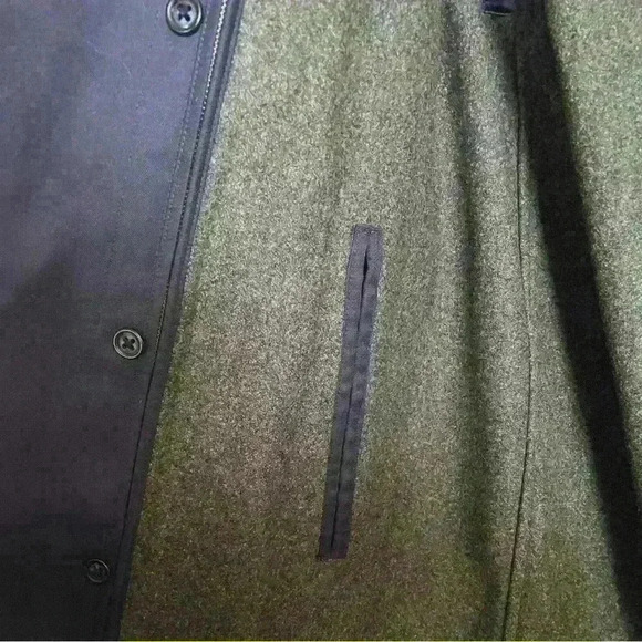 Vintage Nordstrom Navy Blue Mens  Trenchcoat - Picture 10 of 10